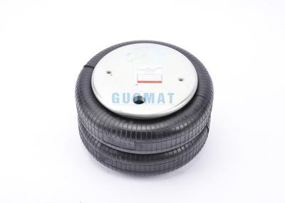 China 2B7444 Rubber Industrial Air Spring  W01-358-7444 Double Air Bellows For Gas Hole / Air Inlet 1/4nptf 3/4nptf for sale