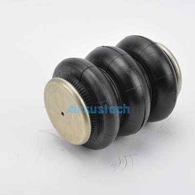 China Customized Pneumatic 3b5180 Triple Convoluted Rubber Air Spring with 1/2NPT Air Hole for sale