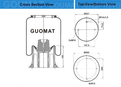 China Truck Air Ride Suspension Kits W01-M58-7308 For 1314905 3-Series STD -1865753 4-Series STD for sale