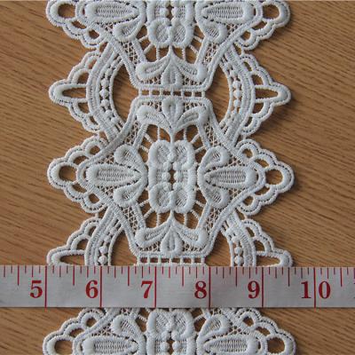 China Sustainable Lace Design Silk Milk Trim Eco Friendly Material Can Be Customized Trims for sale