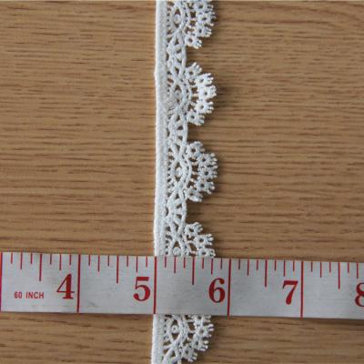 China Sustainable African Embroidered Lace Guipure Cord Lace Up 100% Cotton Cord Lace for sale