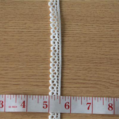 China Water Soluble Cotton Lace Trimming 100% French Lace Trim For Garment for sale