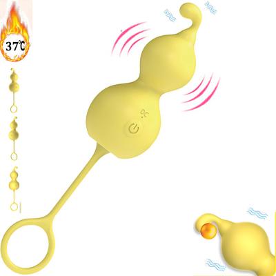 China Used As Kegel Ball 6 Speeds Ben With Beautiful Ball Gift For Women Vibrating Pumpkin Sex G Spot Massager Vibrator USB Sex Toys For Women L0666% for sale