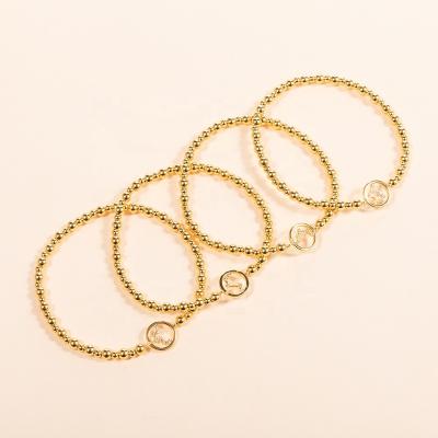 China FASHIONABLE jewelry 2022 wholesale china factory zodiac bracelet gold zodiac jewelry 14k gold jewelry bracelet for woman gift for sale