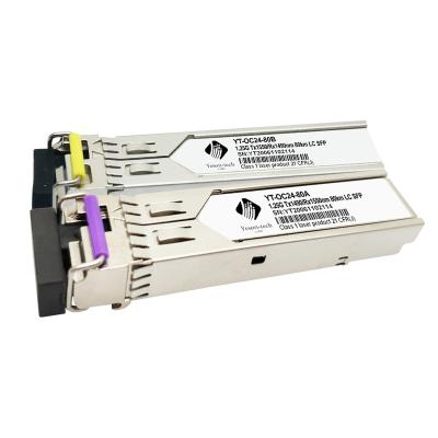 China H3c Telecommunication Network Transceiver Sfp-ge-lh70-sm1550-bidi SFP Bidi 80km Bidi SFP Transceiver Module LC 1490nm/1550nm for sale