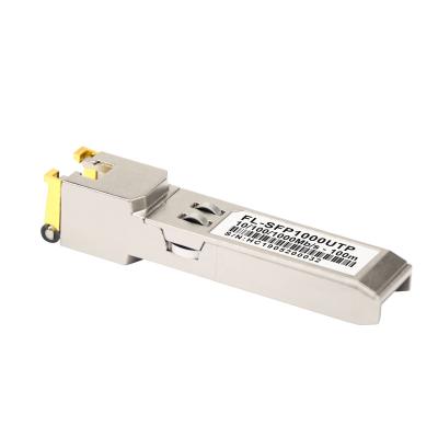 China FTTH Sfp-t 10/100/1000m Copper Sfp Rj45 100m Glc-t Factory for sale