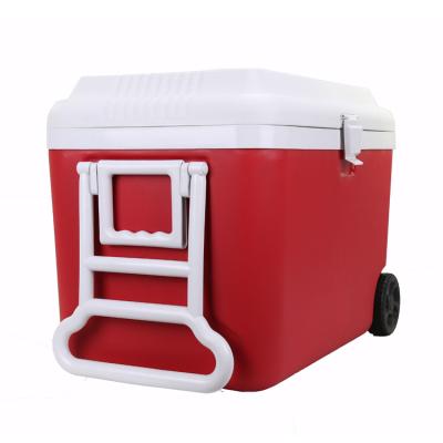 China Gint 60L Amazon Sale Fashion Design Insulated Top Ice Cooler Boxes Portable Handles Cool Box For Fishing Car for sale