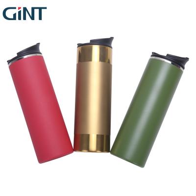 China GiNT 480ml 316 Stainless Steel PORTABLE Flip-open Thermal Water Bottle Insulated Water Cups With Lid for sale