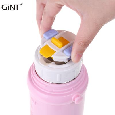 China GiNT 600ml PORTABLE promotional food grade 304 stainless steel insulated water bottles with cheap price for sale