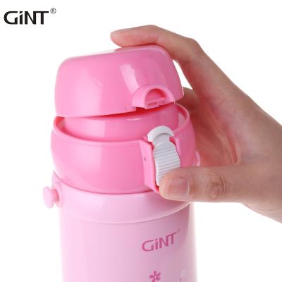 China Fashion Design Portable GiNT 600ml Belts Children Kids 304 Stainless Steel Thermal Water Bottles for sale