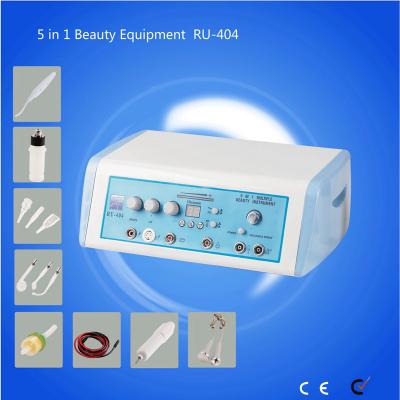 China Portable 5 in 1 Cynthia RU 404 Beauty Instrument Microcurrent Face Lift Machine for sale