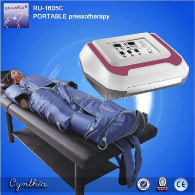 China Canton massage beauty cellulite reduction air pressure+Infrared operation system and other pressotherapy machine Cynthia RU 1605C for sale