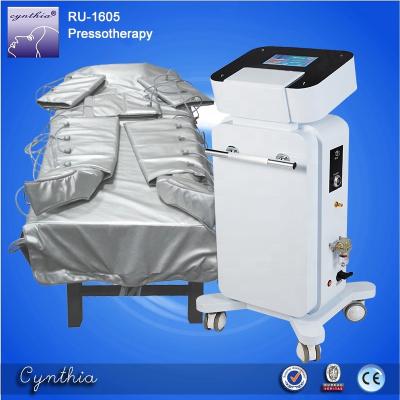 China Pressotherapy Cellulite Reduction Air Pressure Massage Machine / 3 in 1 Far Infrared Therapy Machine with Electrode EMS Air Press Cynthia RU 1605 for sale