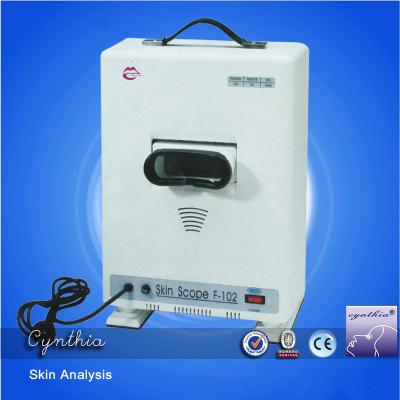 China Cynthia F 102 Portable Wooden Lamps UV Light Skin Scope F102 Face Skin Test Machine for sale