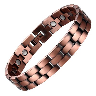 China CLASSIC New Style Elegant Wholesale Couple Health Titanium Magnetic Bio Bracelet for sale