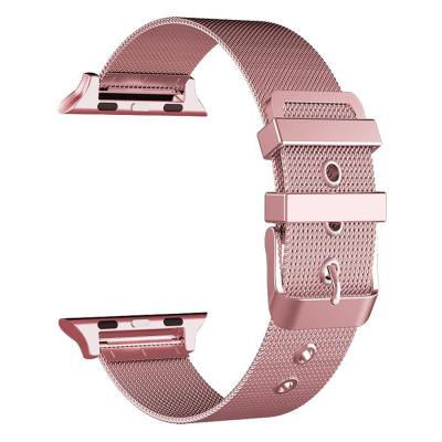 China Stainless Steel Mesh Milanese Watch Band For Apple Magnetic Watch Strap 38mm 40mm 44mm 42mm for sale