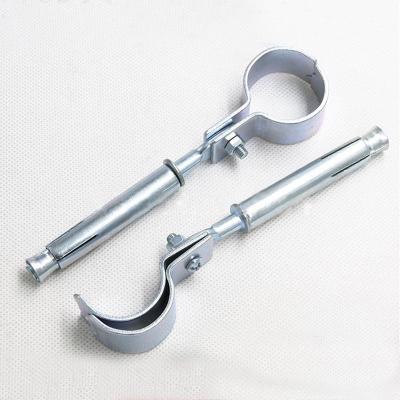 China Cardboard Bracket Steel Seismic Props Lifting Ring Pipe Clamp Expansion U Pipe Clip With Anchor Bolt for sale