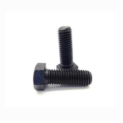 China High Strength Black Stainless Steel M8 Hexagon Screw Bolt Zinc Plate for sale