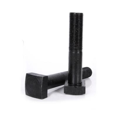 China Steel Square Black 10.9 Head Screw Bolts High Strength Bolt for sale