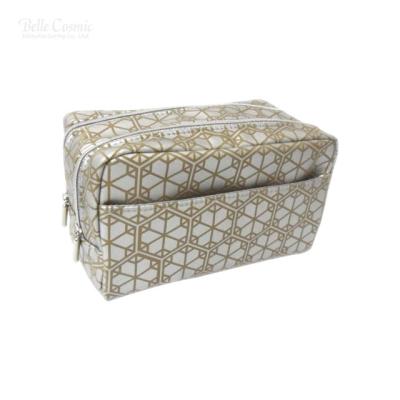 China Classy Pattern Printing Ribbon Fabric Tan Nylon Composite Bag For Women for sale