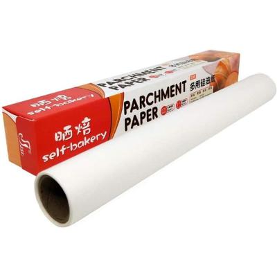 China Disposable manufacturers supply 197*11.8 inch non-stick high temperature resistant silicone baking parchment paper for baking for sale