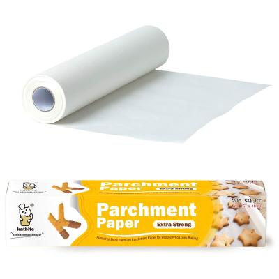 China Disposable factory supplies non-stick white food grade baking paper for baking bread, heat press, pans, oven, air fryer paper for sale