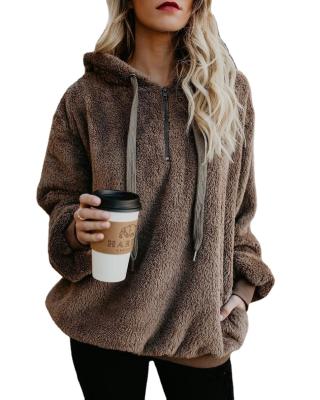 China Soft Anti-wrinkle pullover street hippie the other flower source European brown cotton long sleeve solid color hoodie for sale