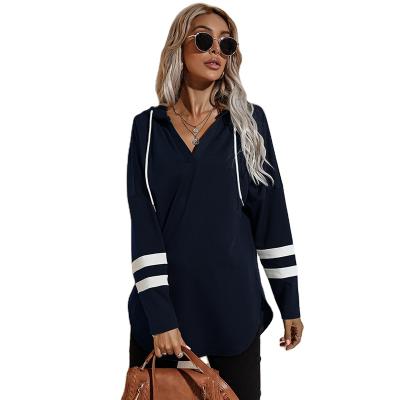 China Wholesale Custom Workout Hoodie Women Fashionable Corded Sweatshirt Anti-wrinkle Street Wear Manufacturer 2021 for sale