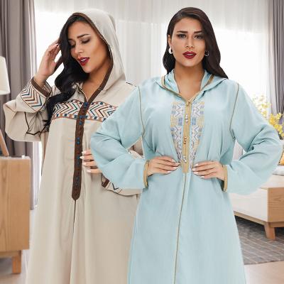 China Modest Muslimah Styling 2021 women muslim abaya robe muslim dresses plus size muslim abaya dress for sale