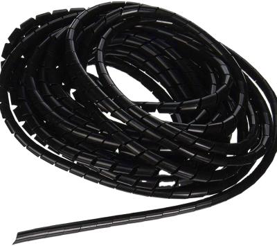 China 6mm Durable Goods Tape Spiral Wrap Cable Sleeve For Computer Electrical Wire Spiral Wrap Organizer for sale