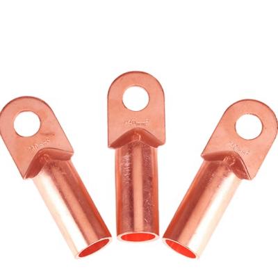 China Good electrical conductivity normal copper nose terminals crimp cable-hook-types with copper wire electrical terminal connector for sale