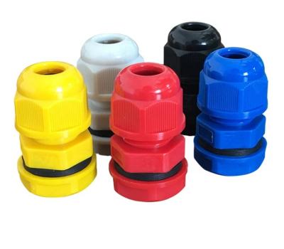 China Polyamide Wire PVC Cable Gland Metric Nylon Electrical Plastic Cable Glands Firmly PG13.5 m20*1.5 Cable Joint Part Socket for sale