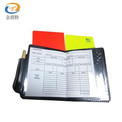 China PVC China Referee Yellow And Red Card Referee Wallet Football Card Printing for sale