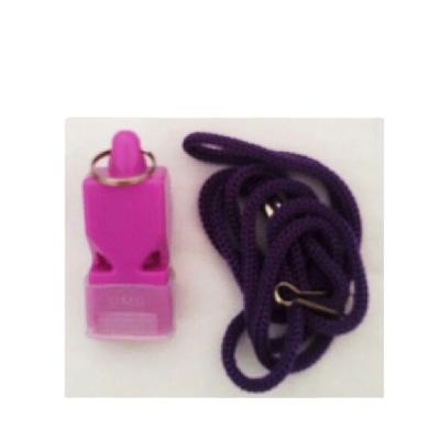 China Custom Logo Printing Logo Printing Soccer Referee Whistle Whistle Fox Purple Pink Classic Virgin ABS for sale