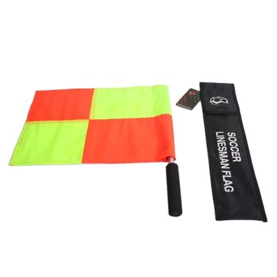 China High Quality Custom Polyester Soccer Football Club Sport Referee Flag for sale