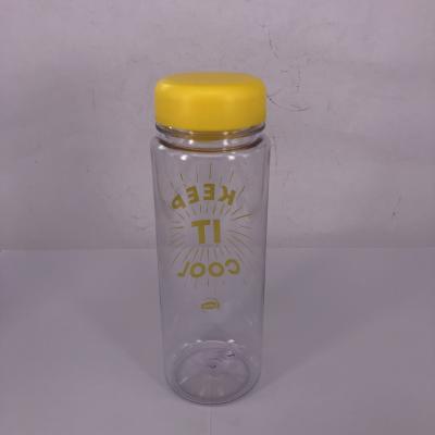 China Sustainable Space 500ML Plastic Drinking Bottle BPA Free With Straw for sale