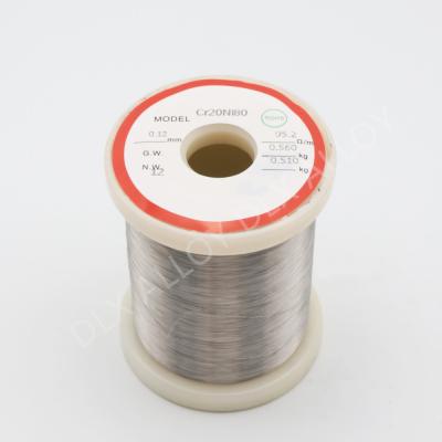 China Cr20Ni70 Nichrome Wire Heating Coil for sale