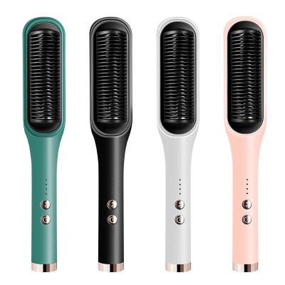 China Electric Detangling Ion Hair Straightening Comb Hair Brush Waterproof Negative Ionic Head Massager Electric Hair Combs for sale