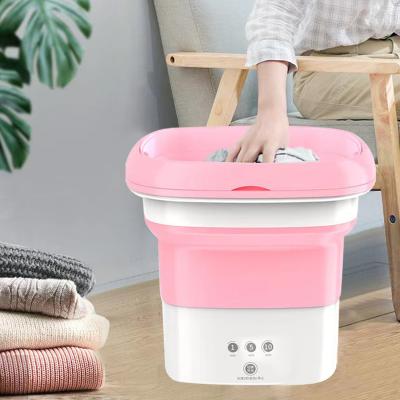 China Portable Mini Travel Mini Washing Machine Automatic Folding Washing Machine Small Automatic Seal Laundry Dryer Machine for sale