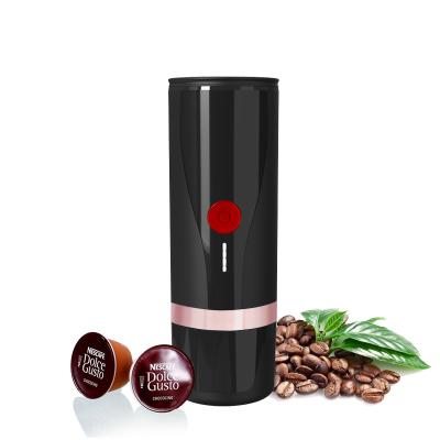 China Portable Mini Coffee Maker Manual Reusable Car Coffee Machine Capsule Portable Capsule Coffee Machine for sale