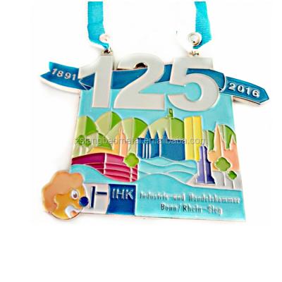 China Plating Souvenir Medal Mount Reward Medals Orden Fun Finisher Running Marathon Sports Medal for sale