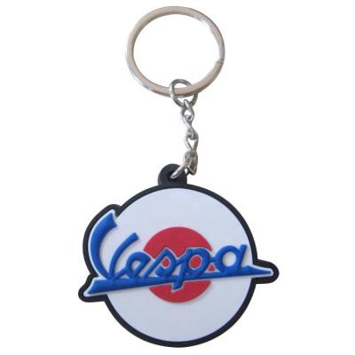 China Custom Embossed Rubber Promotional Gifts 2D Silicone Key Chain Logo PVC Key Ring Holder Name Tag Key Chains Eco-friendly for sale