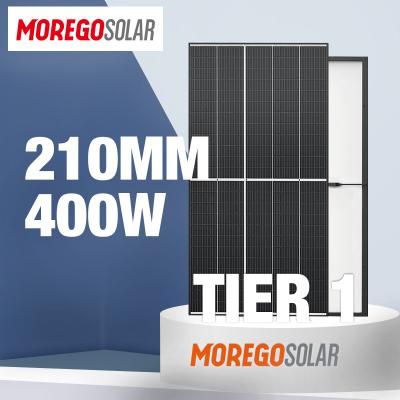 China Moregosolar Factory Monocrystalline Solar Panel 400w 405w 410w Black Monocrystalline China Home System Solar Panel Solar Powered Roof for sale