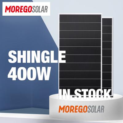 China Moregosolar Solar Power System Modules Mono Solar Photovoltaic Shingles 380W 385W 390W 395w 400w Solar Panels Price for sale