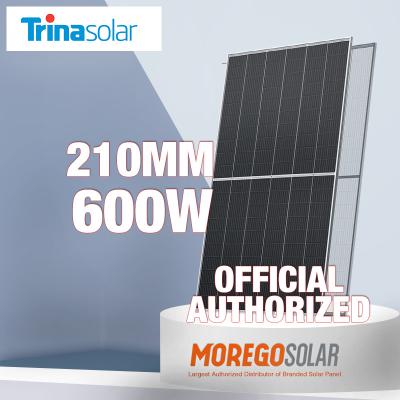 China Trina Solar Panel Vertex 210mm Mono Solar Cell Home System Module 600w 605w High Power Mono Solar Panel for sale