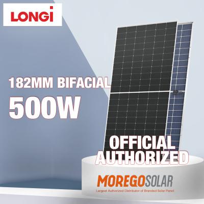 China LONGI Solar Power System 500w 540w 545 550w BIPV Solar Panels Good Quality Glass Transparent Mono Thin Film For Solar Power System for sale