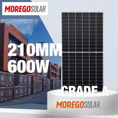 China Moregosolar Monocrystalline Silicon Solar Panels 605W 590W 600W PV Module Mono Solar Panel For Solar Power Station for sale