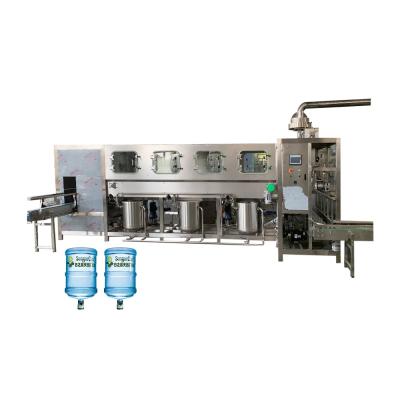 China Automatic Food Barrel 10L 20L Water Bottling Plant Production Line 5 Gallon Big Filling Machine for sale