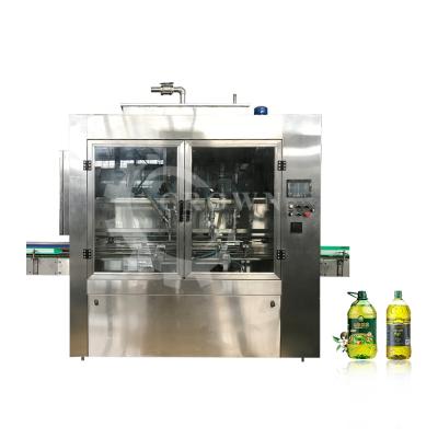 China Food Sunflower Seeds Oil Extract Machine Filling Capping Machine / Cooking Oil Bottle Filling Machine for sale