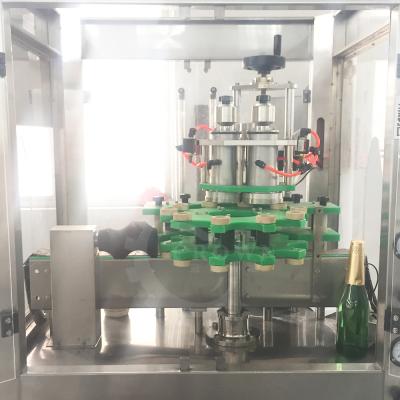 China Automatic Food Sparkling Wine Champagne Filling Bottling Capping Labeling Machine Production Line Supplier for sale